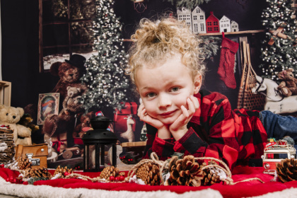 Bambini durante una Mini Sessione di Natale - Click & Dreen Fotografia