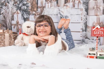 Bambina durante una Mini Sessione di Natale a Padova - Click & Dreen Fotografia