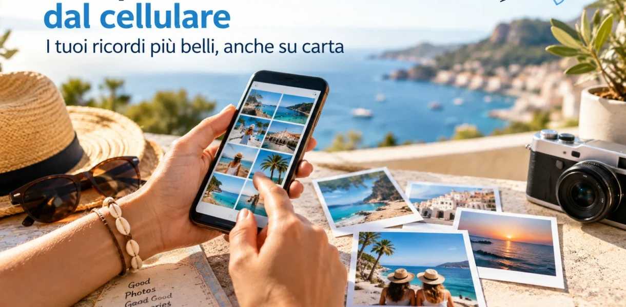 Stampare foto delle vacanze dal cellulare con Click & Dreen