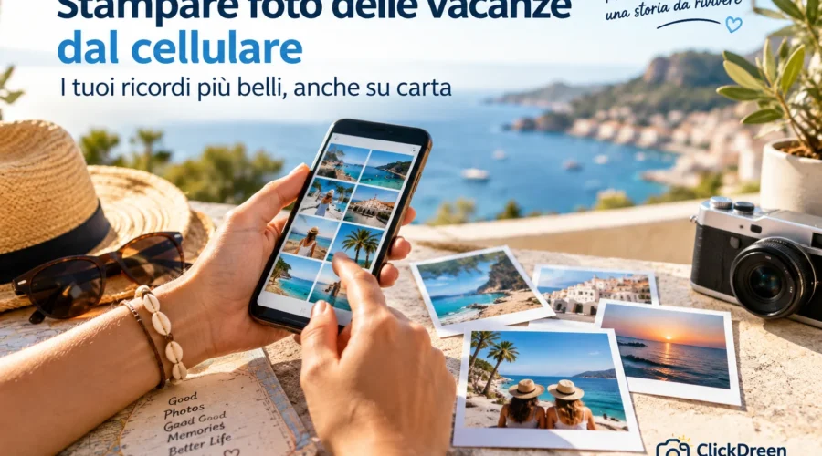 Stampare foto delle vacanze dal cellulare con Click & Dreen
